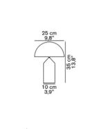 ATOLLO MÉTAL SATIN BRONZE