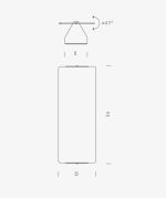 APPLIQUE À VOLET PIVOTANT DOUBLE LED